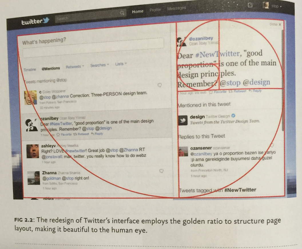 Twitter's use of the golden ratio in their timeline redesign